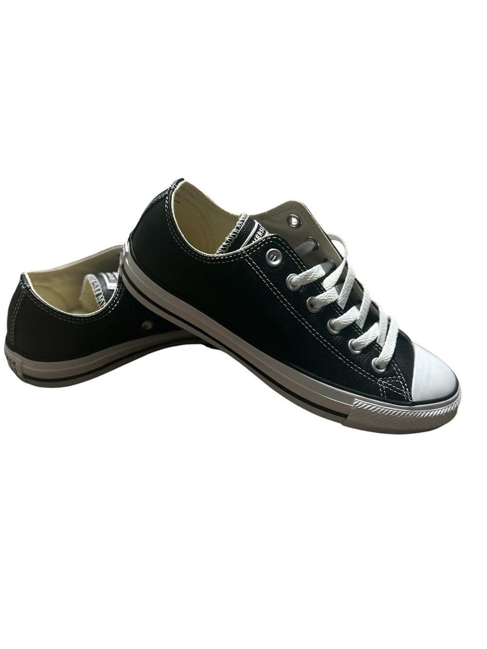 Converse Unisex Chuck Taylor All Star Leather Low Top sneakers Style 132174C - Picture 9 of 11